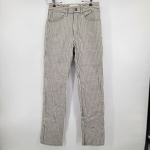 Grover Rad Striped Black and White Cotton Straight Leg  Pants Size 28